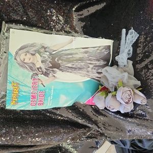 Spirit: Cemetery Bride Size Large with Flowers - Halloween  Girls